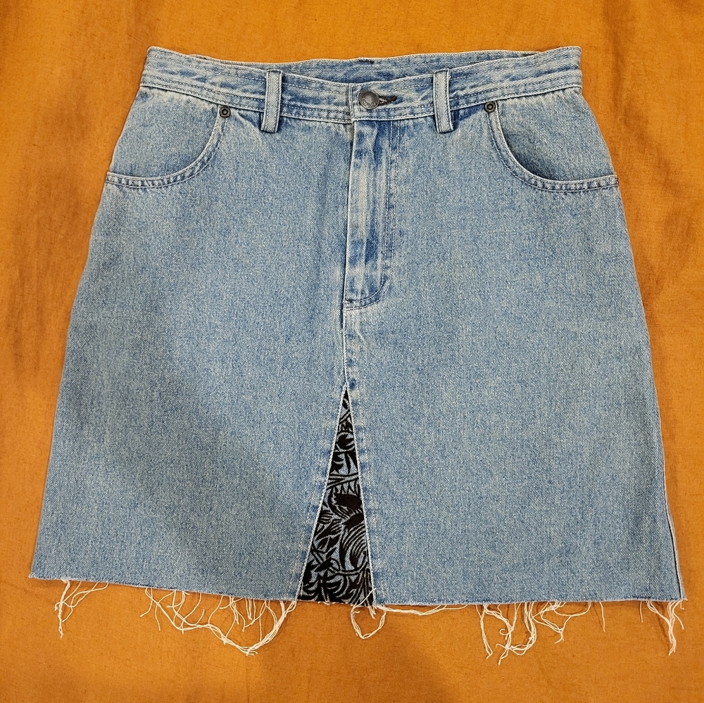 Vintage denim skirt
